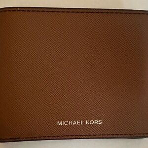 Michael Kors Tan Leather Card Holder